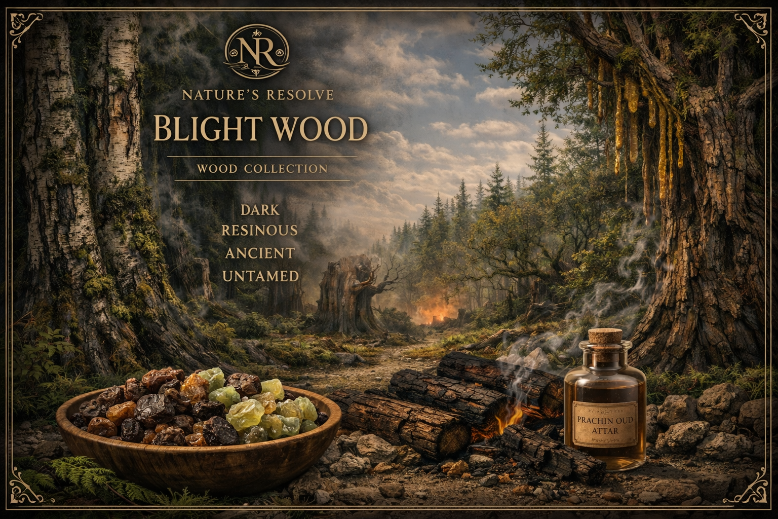 Blight Wood woodland motif