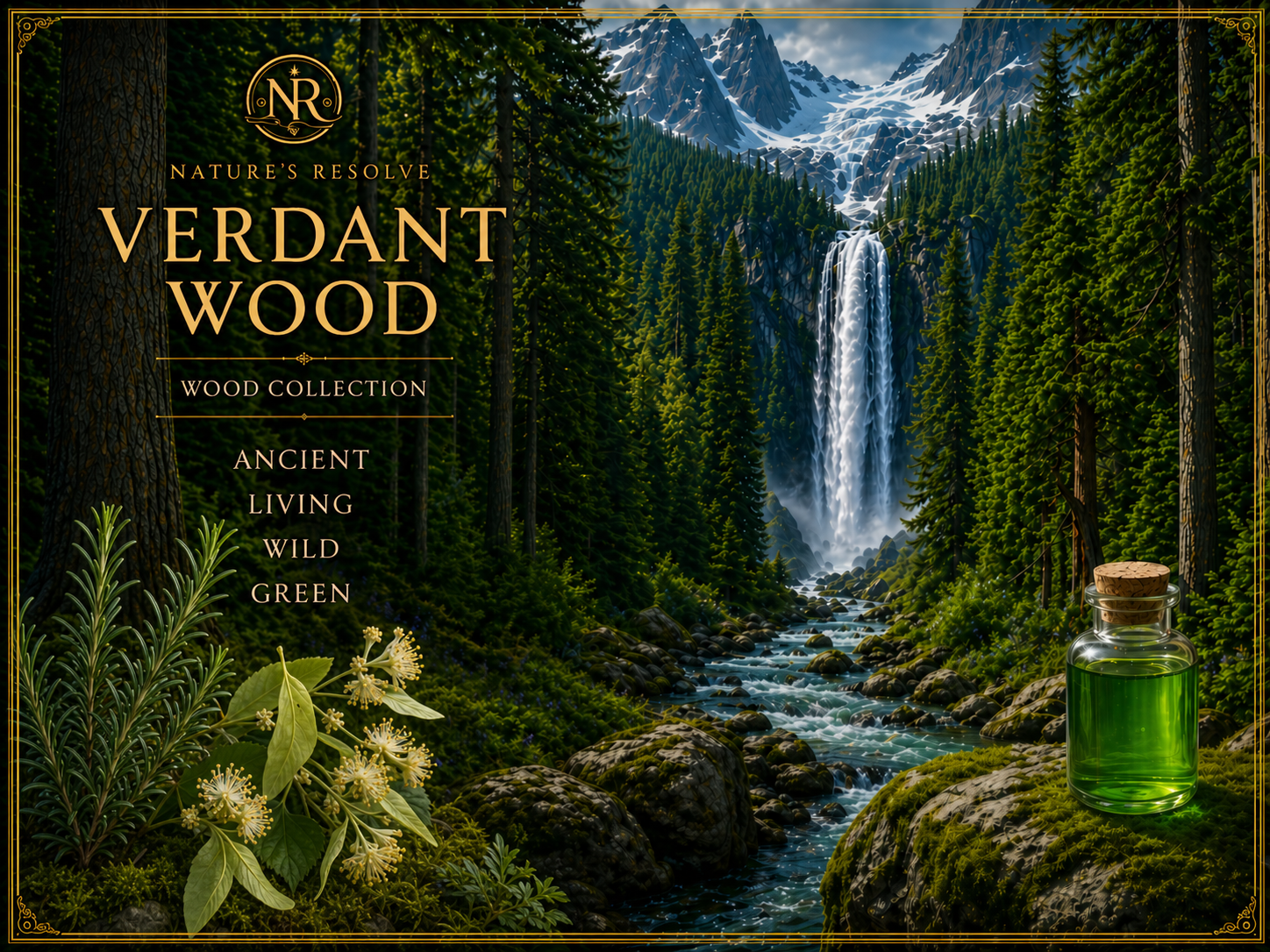 Verdant Wood woodland motif