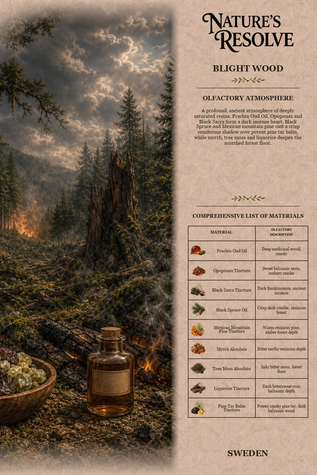 Blight Wood composition card